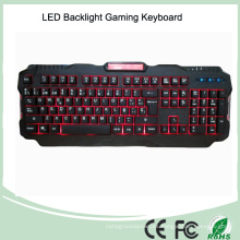 3 colores nuevos teclados atados con alambre retroiluminado del LED (KB-1901EL)